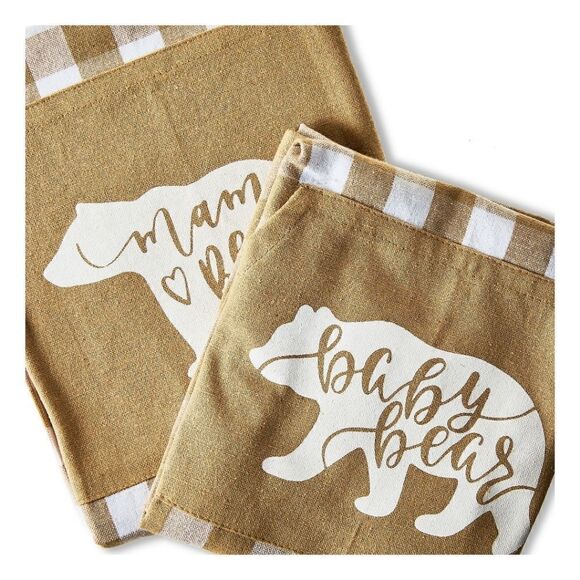 Nwt Mommy & Me Apron Set, Brown, by Way To Celebrate - Picture 1 of 9